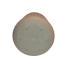 Vaso de Planta Médio em Madeira|Plástico 19,8x17,6cm Cinza Sustentável Cinza Petra Tronco Evo Design